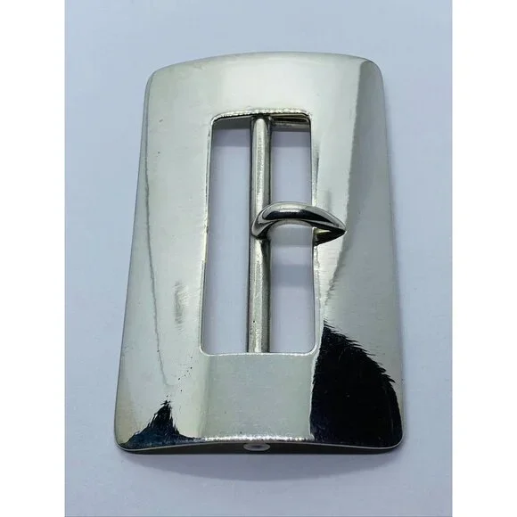 TIFFANY & Co STERLING SILVER HUGE BELT BUCKLE 76x46MM Tiffany & Co 1837 Belt Buckle Sterling Silver Mens Unisex  main image 3